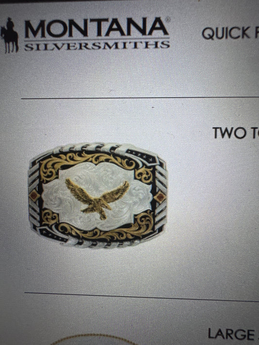 Cantle Roll Soaring Eagle Buckle